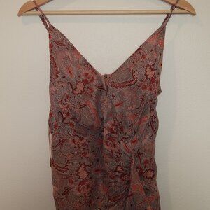 Floret Studios Floral Ruffle Chiffon Dress